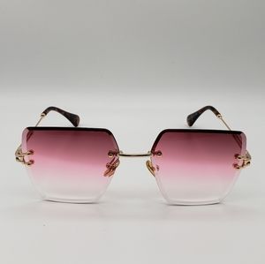*NEW* Pink Sunglasses with Gold Handles